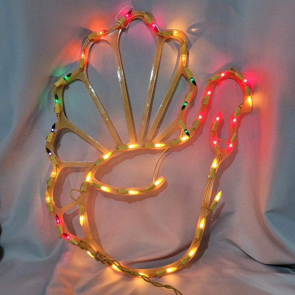 Halloween Disney Lighted Window Vampire Mickey Thanksgiving Turkey Welcome Fall